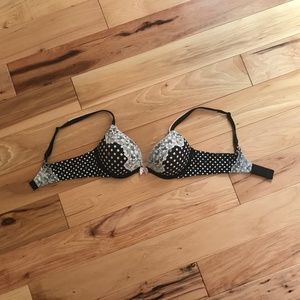 Polka Dot Body By Victoria Pushup Bra, 34B